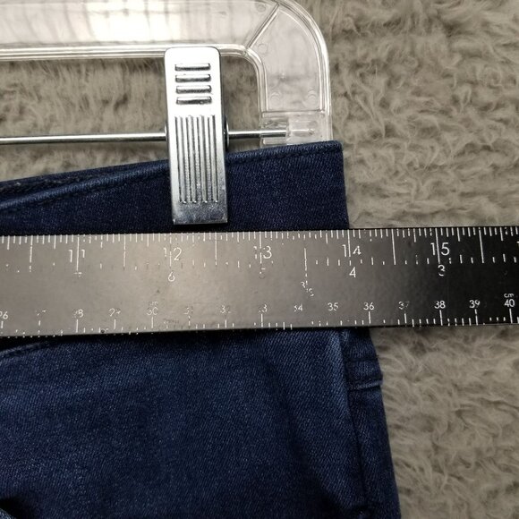 Betabrand Jeans Womens XS Blue Pull On Cropped Stretch Denim Jegging - Picture 5 of 11